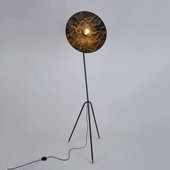 Market Set Lampadaire En Métal Et Tissu H180cm Kumo Noir - Gatsby -SEMA DESIGN Boutique 632166 FRN02 WEB