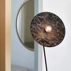 Market Set Lampadaire En Métal Et Tissu H180cm Kumo Noir - Gatsby -SEMA DESIGN Boutique 632166 FRN05 WEB