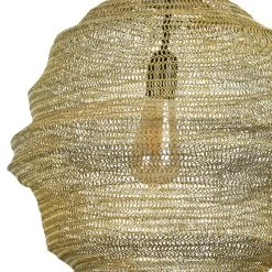 SEMA DESIGN Suspension En Fer H42cm Doré - Kalipso -SEMA DESIGN Boutique 73313 DET02 WEB