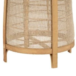 SEMA DESIGN Lampe Non électrifiée En Bambou Et Lin Naturel - Plaka -SEMA DESIGN Boutique 74182 DET02 WEB