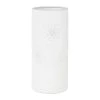 SEMA DESIGN Lampe Cylindre Fleur Blanc H24cm -SEMA DESIGN Boutique 74238 DEB WEB