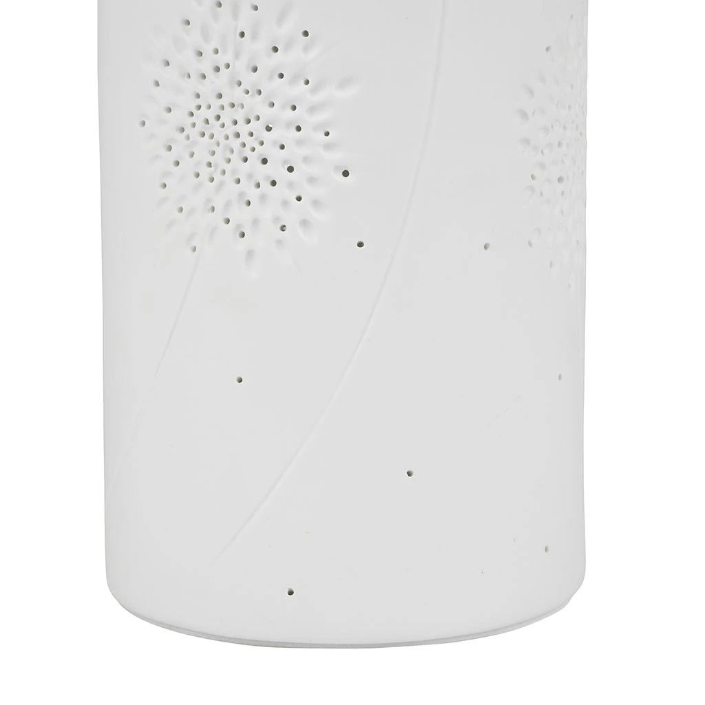 SEMA DESIGN Lampe Cylindre Vegetal Blanc D12cm 5 SEMA DESIGN Lampe Cylindre Vegetal Blanc D12cm – Image 3