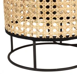 SEMA DESIGN Lampe Balamea Naturel Et Noir H29cm -SEMA DESIGN Boutique 74577 DET02 WEB