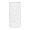 SEMA DESIGN Lampe Cylindre En Porcelaine H24cm Blanc - Fleur -SEMA DESIGN Boutique 74746 DEB WEB