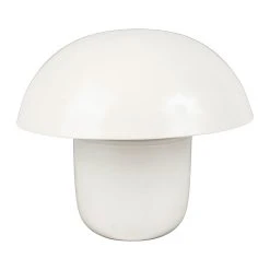 SEMA DESIGN Lampe Champignon Fer H25cm Ambiance Blanc - Champart