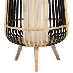 SEMA DESIGN Lampe Lanterne Sur Pied Cordey Naturel Noir D35cm -SEMA DESIGN Boutique 74868 DET03 WEB