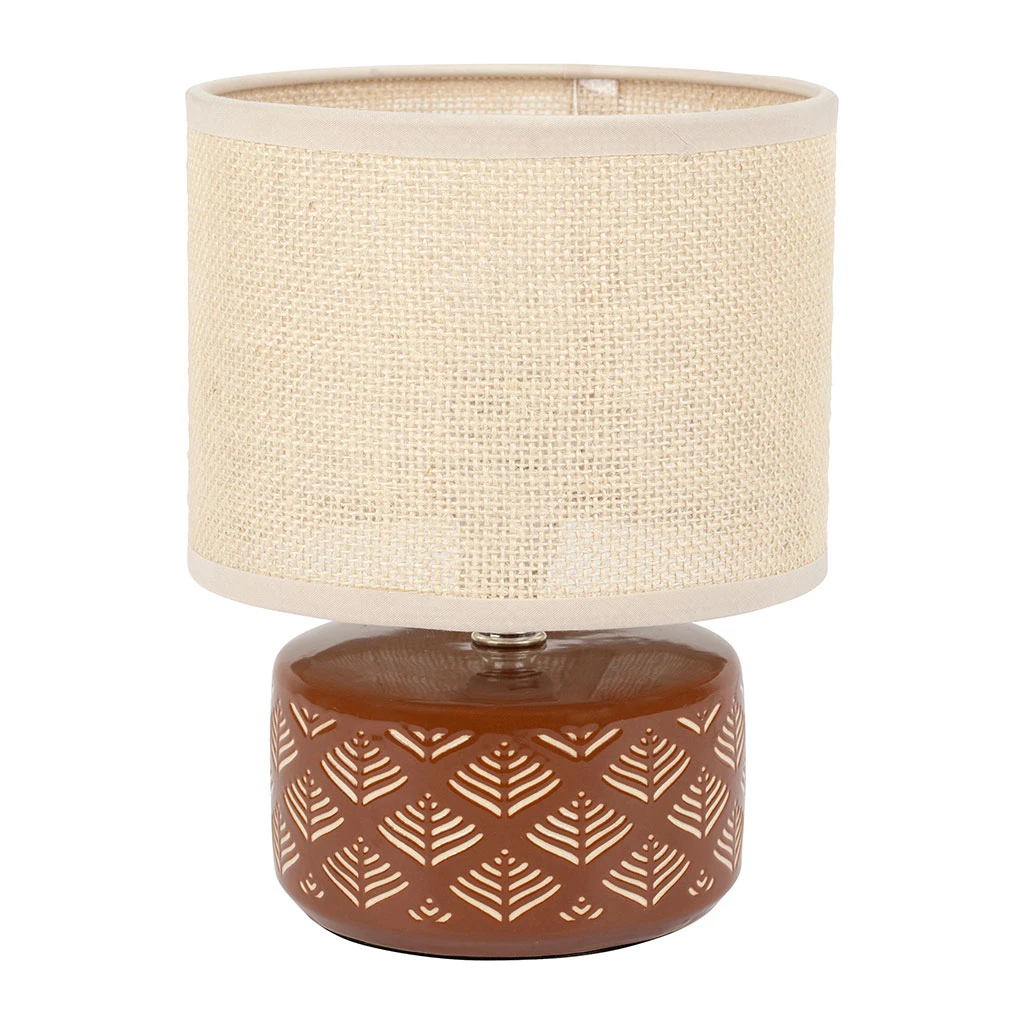 SEMA DESIGN Lampe Graphique Brun D12cm 3 SEMA DESIGN Lampe Graphique Brun D12cm