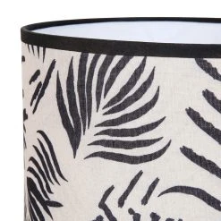 SEMA DESIGN Abat Jour En Lin D30cm Naturel Et Noir - Bronze -SEMA DESIGN Boutique 75281 DET03 WEB