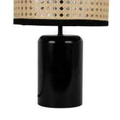 SEMA DESIGN Lampe à Pose Cannage H35.5cm Noir - Solor -SEMA DESIGN Boutique 75381 DET01 WEB