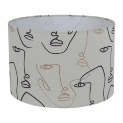 SEMA DESIGN Abat Jour En Tissu D30cm Visage Beige - Arty 7 SEMA DESIGN Abat Jour En Tissu D30cm Visage Beige - Arty -SEMA DESIGN Boutique 75382 DET02 WEB