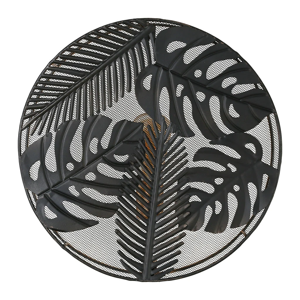 SEMA DESIGN Applique Ronde En Fer D40cm Noir - Tropic'art 3 SEMA DESIGN Applique Ronde En Fer D40cm Noir - Tropic'art