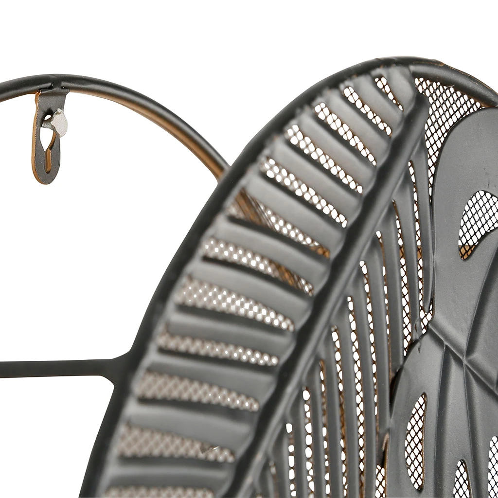 SEMA DESIGN Applique Ronde En Fer D40cm Noir - Tropic'art 5 SEMA DESIGN Applique Ronde En Fer D40cm Noir - Tropic'art – Image 3