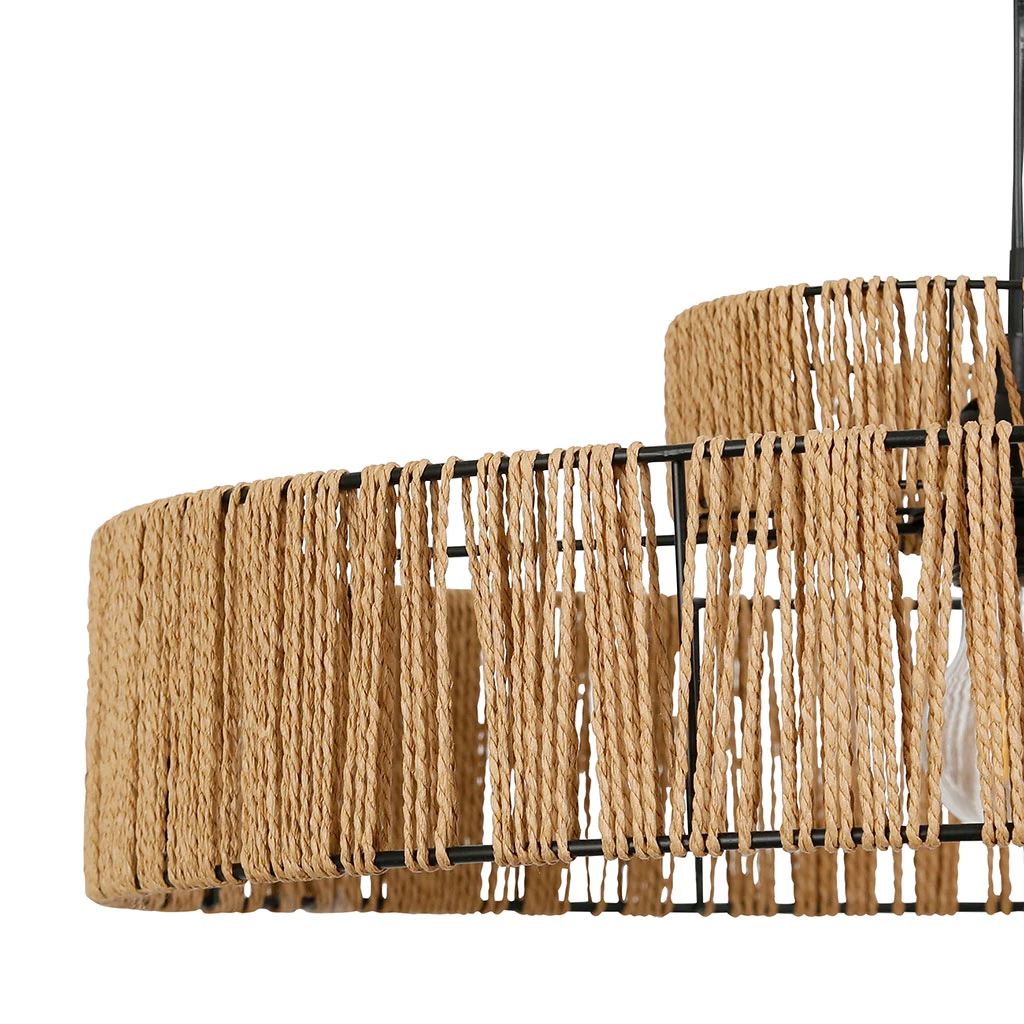 SEMA DESIGN Suspension Naturel En Fer Et Corde De Papier D55cm - Calyp 5 SEMA DESIGN Suspension Naturel En Fer Et Corde De Papier D55cm - Calyp â Image 3