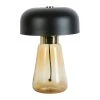 SEMA DESIGN Lampe D'ambiance En Fer H44cm Noir Et Verre - Champart -SEMA DESIGN Boutique 76006 DEB WEB