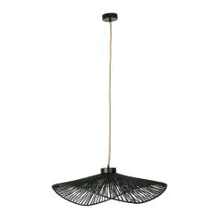 SEMA DESIGN Suspension En Corde De Papier Et Fer D71cm Noir - Calyp -SEMA DESIGN Boutique 76268 DET01 WEB
