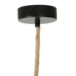 SEMA DESIGN Suspension En Corde De Papier Et Fer D71cm Noir - Calyp -SEMA DESIGN Boutique 76268 DET03 WEB