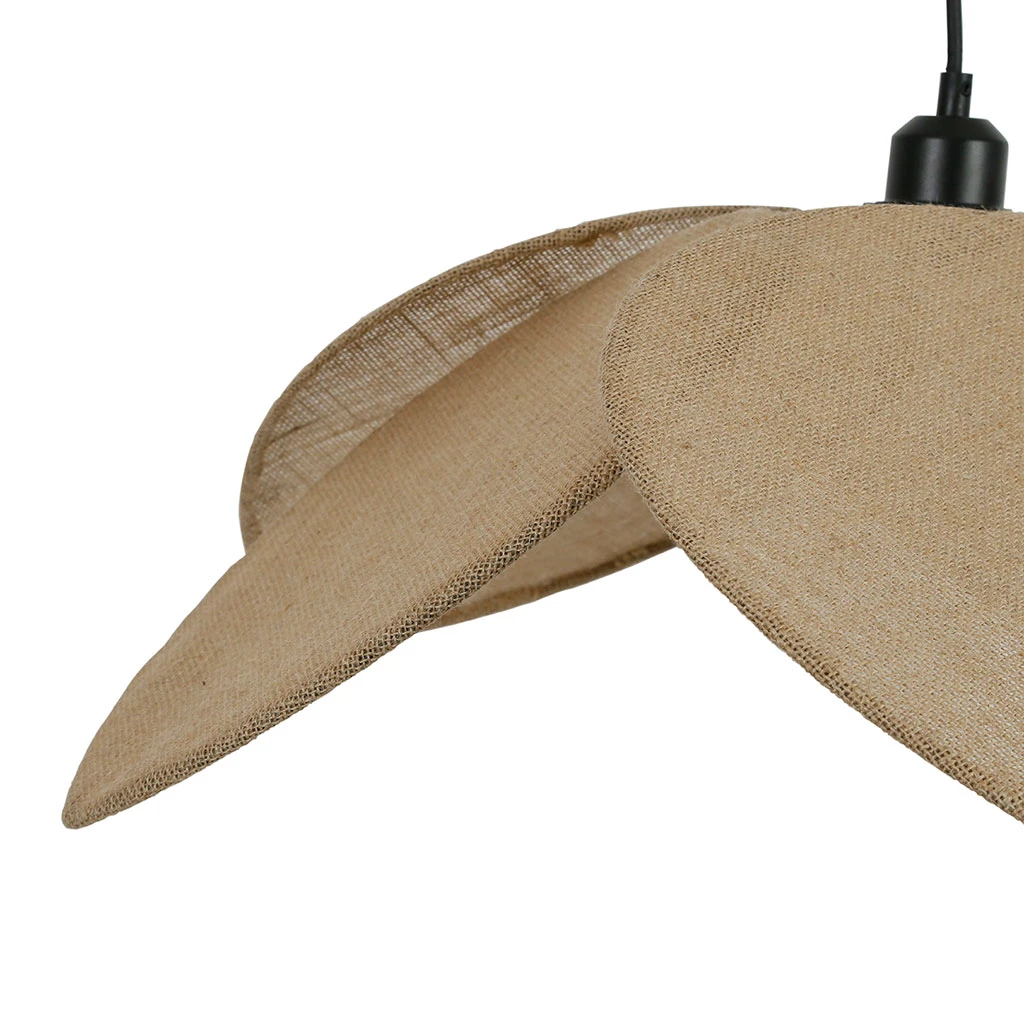 SEMA DESIGN Suspension Japandi En Lin D70cm Naturel 5 SEMA DESIGN Suspension Japandi En Lin D70cm Naturel – Image 3