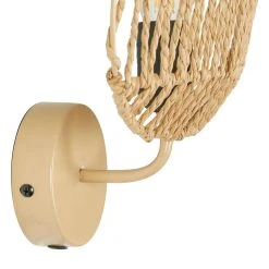 SEMA DESIGN Applique Feuille Naturelle H33cm Corde De Papier - Calyp -SEMA DESIGN Boutique 76282 DET02 WEB