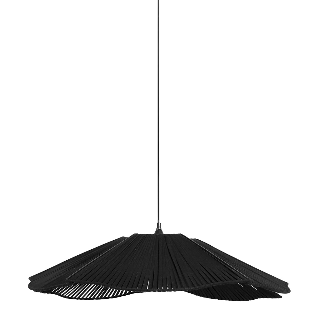 SEMA DESIGN Suspension En Fer Et Coton D77cm Noir - Plaka 3 SEMA DESIGN Suspension En Fer Et Coton D77cm Noir - Plaka