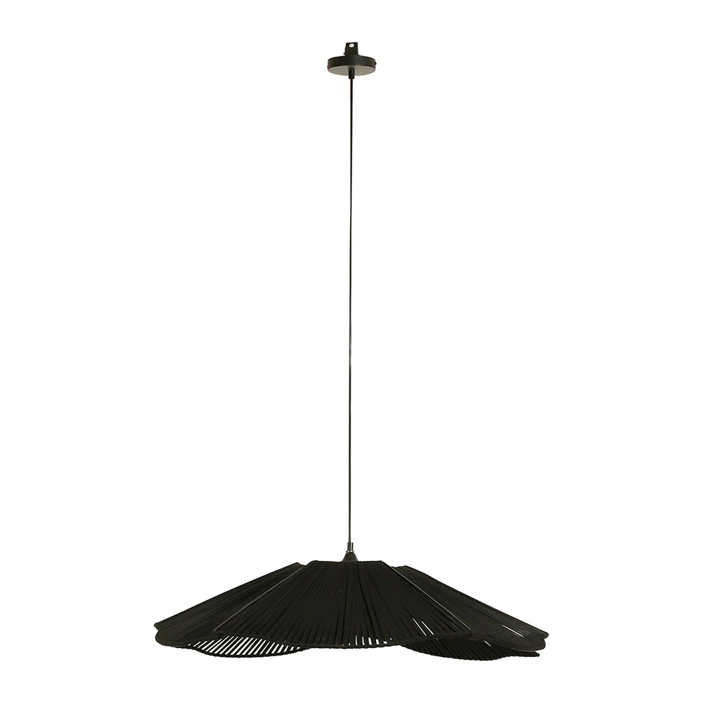 SEMA DESIGN Suspension En Fer Et Coton D77cm Noir - Plaka 4 SEMA DESIGN Suspension En Fer Et Coton D77cm Noir - Plaka – Image 2