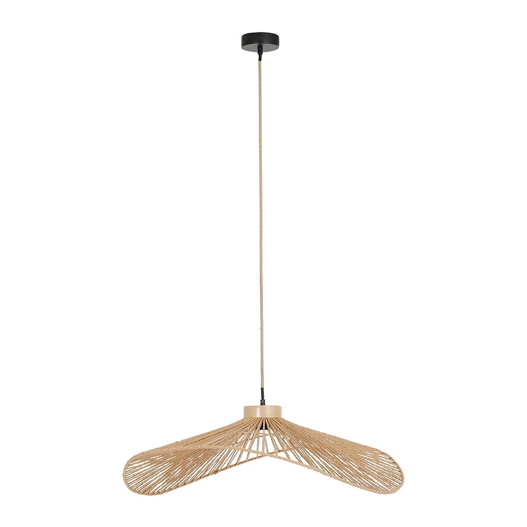 SEMA DESIGN Suspension En Corde De Papier L71cm Naturel - Calyp 4 SEMA DESIGN Suspension En Corde De Papier L71cm Naturel - Calyp – Image 2