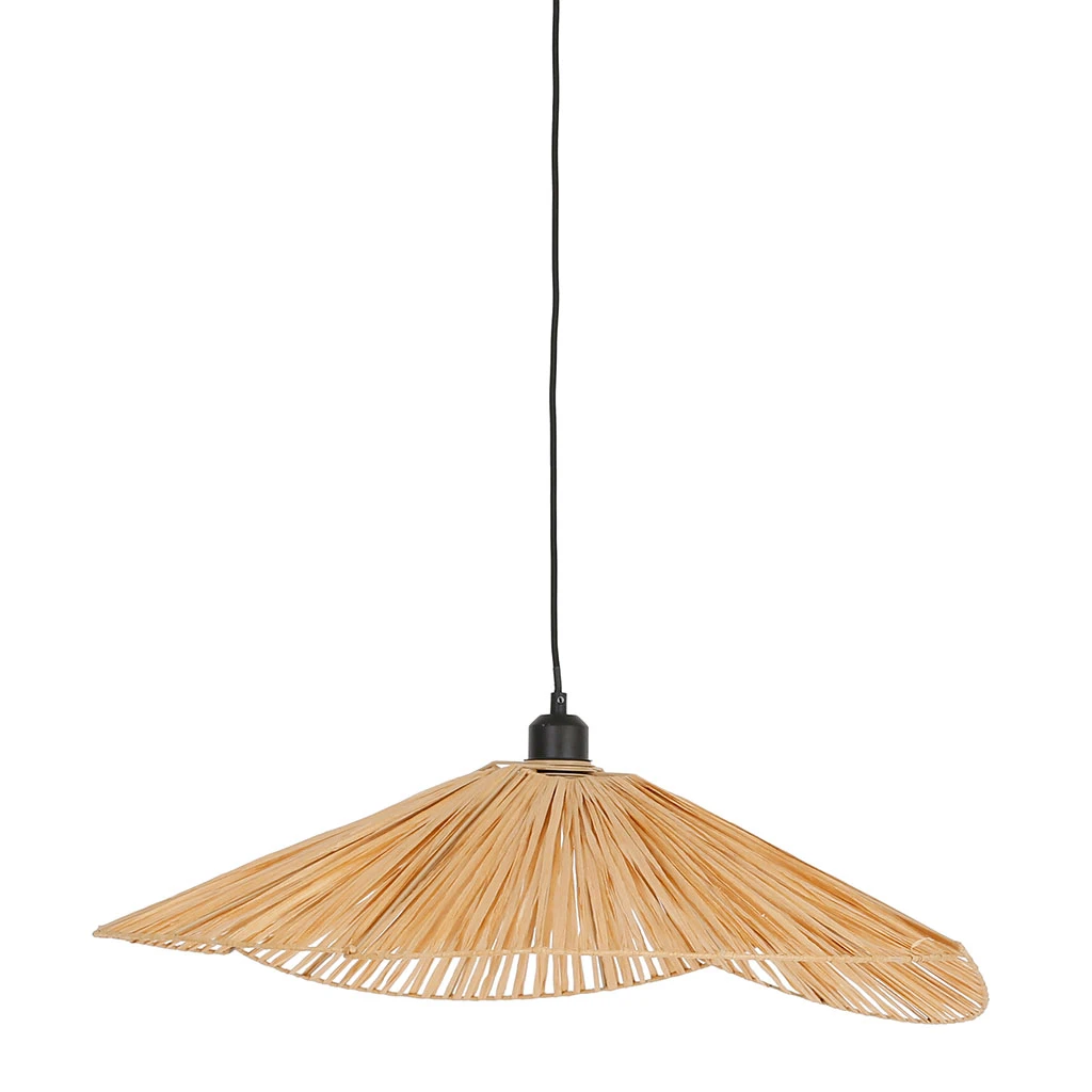 SEMA DESIGN Suspension En Raphia L68cm Naturel - Terre Brulée 3 SEMA DESIGN Suspension En Raphia L68cm Naturel - Terre Brulée