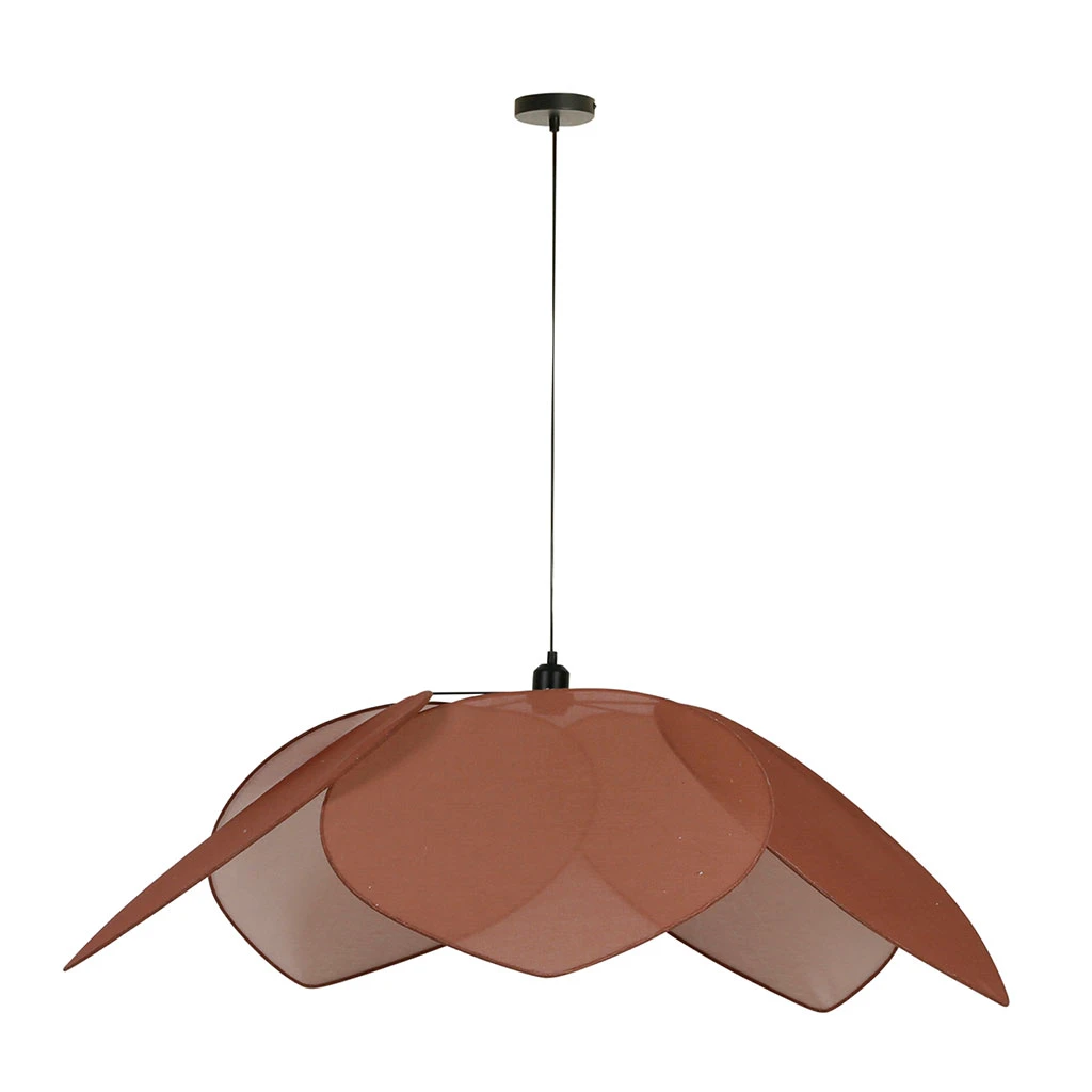 SEMA DESIGN Suspension Japandi En Lin D110cm Brun 4 SEMA DESIGN Suspension Japandi En Lin D110cm Brun – Image 2