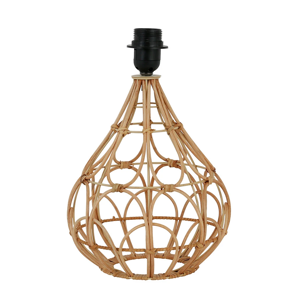 SEMA DESIGN Pied De Lampe Rond En Rotin H33cm Naturel - Brasil 3 SEMA DESIGN Pied De Lampe Rond En Rotin H33cm Naturel - Brasil