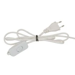 SEMA DESIGN Pied De Lampe Cylindrique En Fer H39cm Blanc - Fenyx -SEMA DESIGN Boutique 76798 DET03 WEB