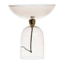 SEMA DESIGN Lampe Ronde En Verre H33.5cm Ambre - Champart