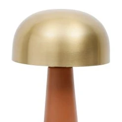 SEMA DESIGN Lampe En Fer H36cm Terracotta Et Doré - Champart -SEMA DESIGN Boutique 76803 DET01 WEB