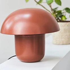 SEMA DESIGN Lampe Champignon Fer H25cm Ambiance Brun Foncé - Champart -SEMA DESIGN Boutique e3ba4 lampe champignon marron