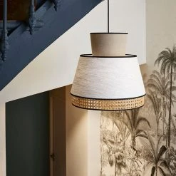 Market Set Suspension En Lin Lavé Et Cannage H37.5cm Nude - Singapour 10 Market Set Suspension En Lin Lavé Et Cannage H37.5cm Nude - Singapour -SEMA DESIGN Boutique e6c85 623123 frn03 web